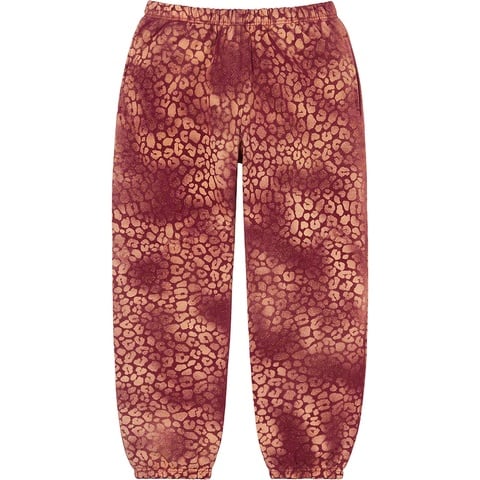 Supreme Bleached Leopard Sweatpant - Colorway