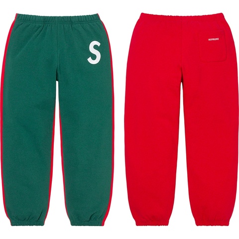 Supreme S Logo Split Sweatpant - Colorway