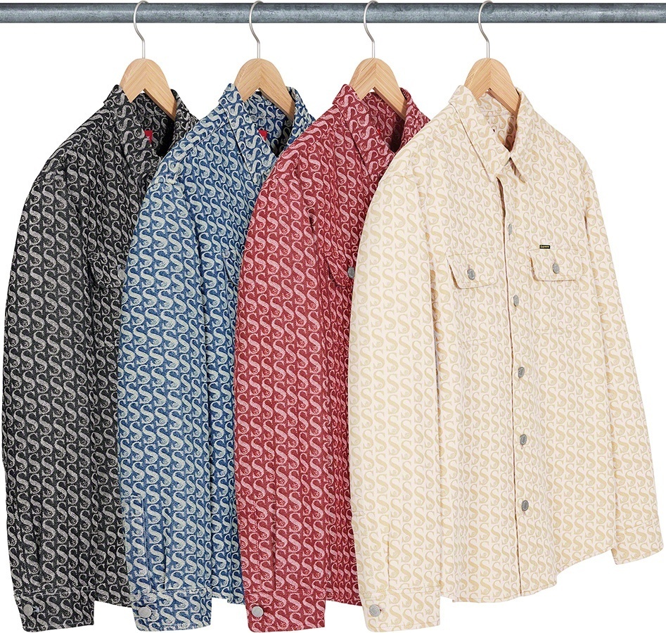 トップス Supreme Monogram Denim Shirt Fall/Winter 2021 Preview – Supreme