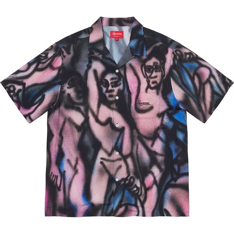 Supreme *Removed* Bodies Rayon S/S Shirt