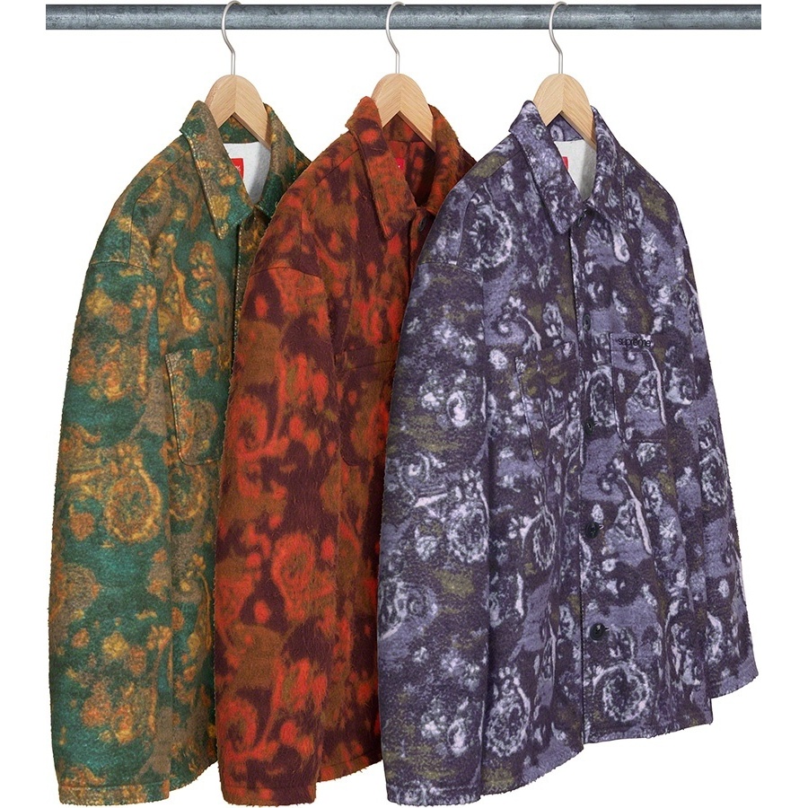 Paisley Fleece Shirt - fall/winter 2021 - Supreme
