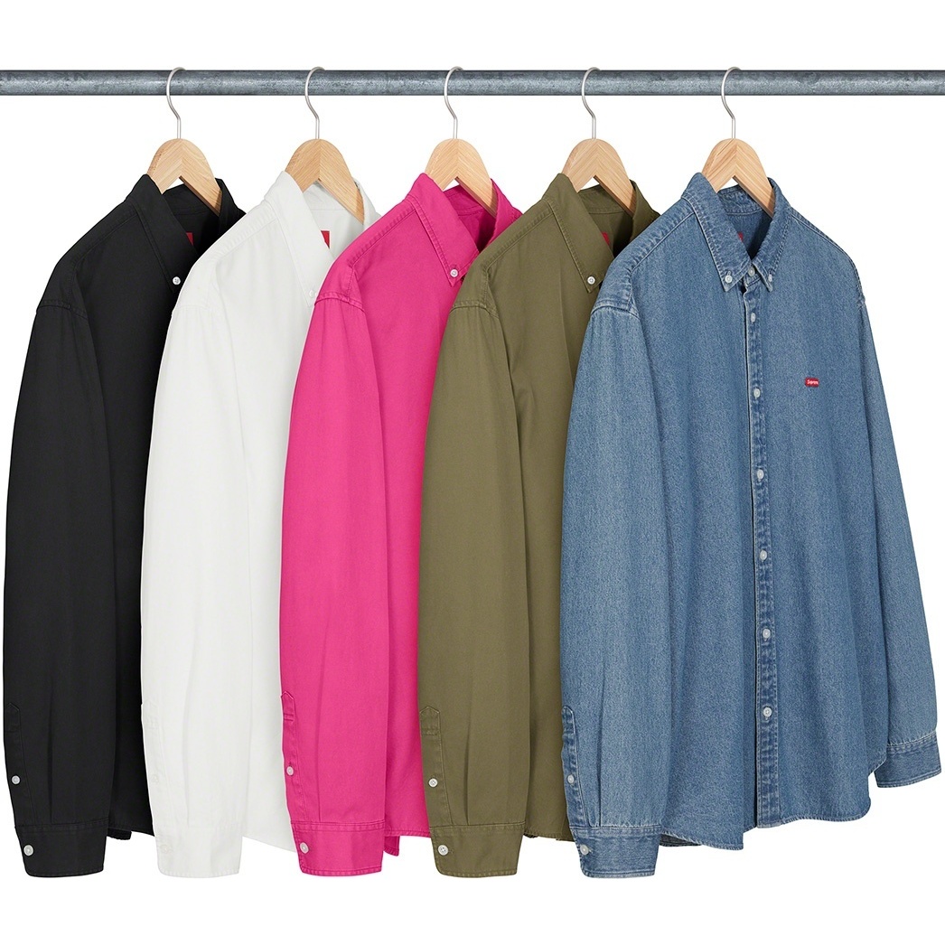 Small Box Twill Shirt - fall/winter 2021 - Supreme