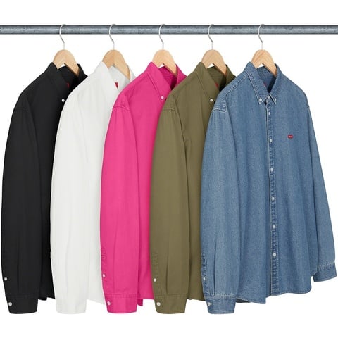 Small Box Twill Shirt - fall/winter 2021 - Supreme