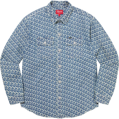 Supreme Monogram Denim Shirt - Colorway