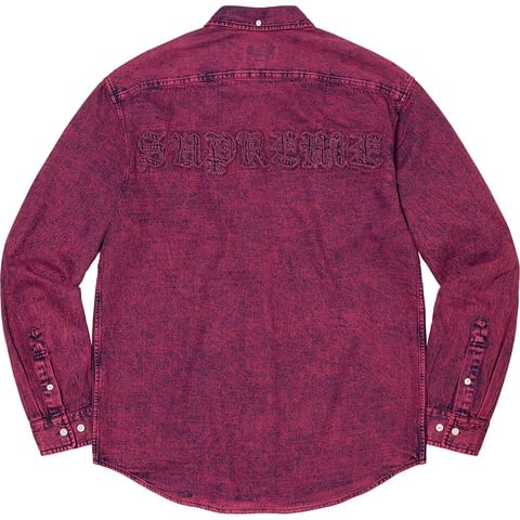 Supreme Appliqué Denim Shirt - Colorway