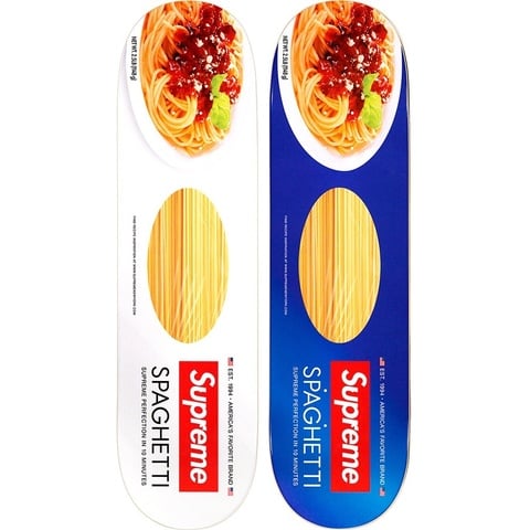 Spaghetti Skateboard - fall/winter 2021 - Supreme Spaghetti Skateboard - fall/winter 2021 - Supreme