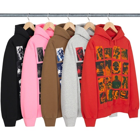 Supreme Collage Grid Hooded Sweatshirt - $168.00