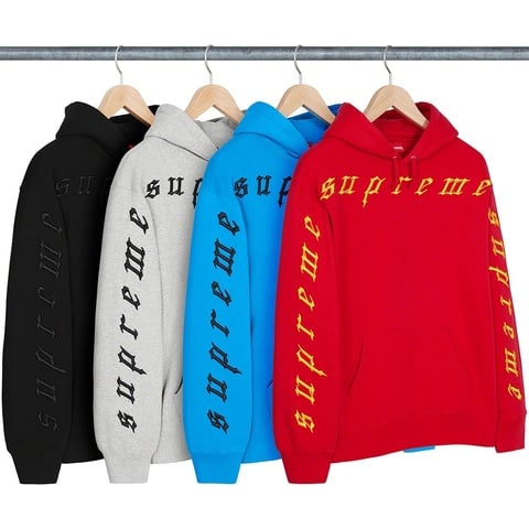 Raised Embroidery Hooded Sweatshirt - Supreme Raised Embroidery Hooded Sweatshirt - Supreme
