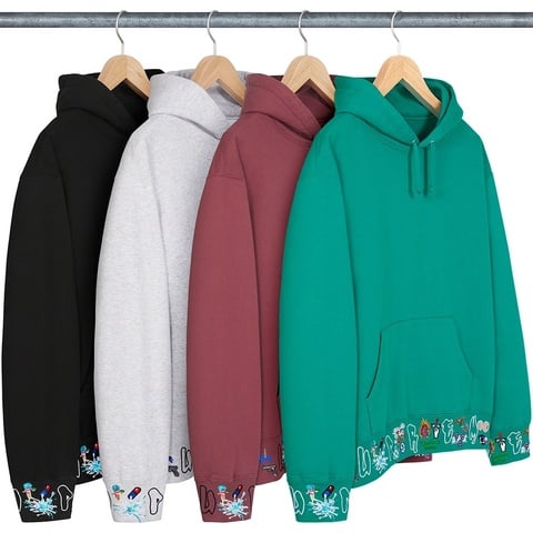Supreme AOI Icons Hooded Sweatshirt - $168.00