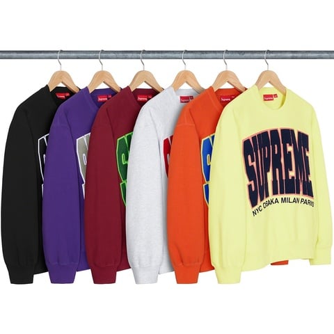 Supreme Cities Arc Crewneck - $158.00