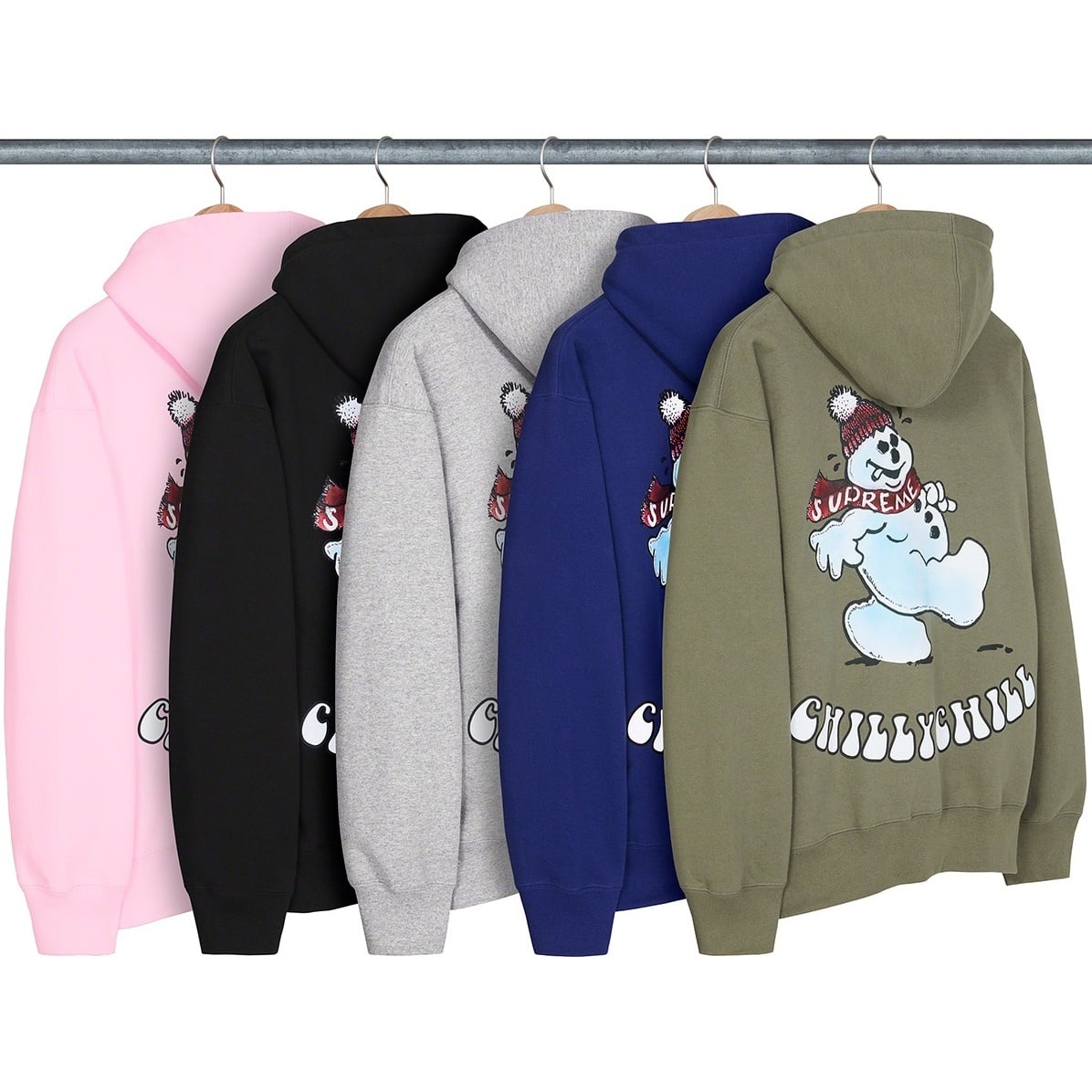 Supreme Snowman Hooded Sweatshirt (fall/winter 2021) - $158.00