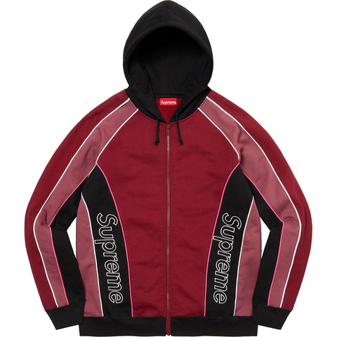 Supreme Track Paneled Zip Up Hooded Sweatshirt - Colorway