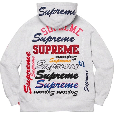 Supreme Multi Logo Hooded Sweatshirt - Colorway