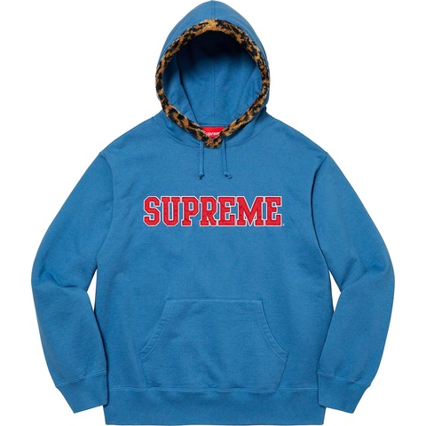 Supreme Leopard Trim Hooded Sweatshirt - Colorway