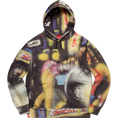 Supreme Lady Pink/Supreme Hooded Sweatshirt - Colorway