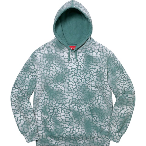 Supreme Bleached Leopard Hooded Sweatshirt - Colorway