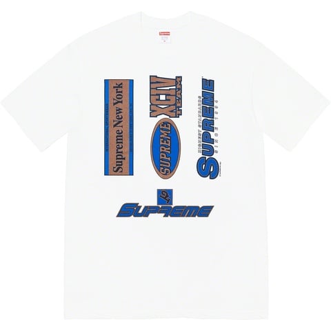 Supreme Multi Logos Tee - $38.00