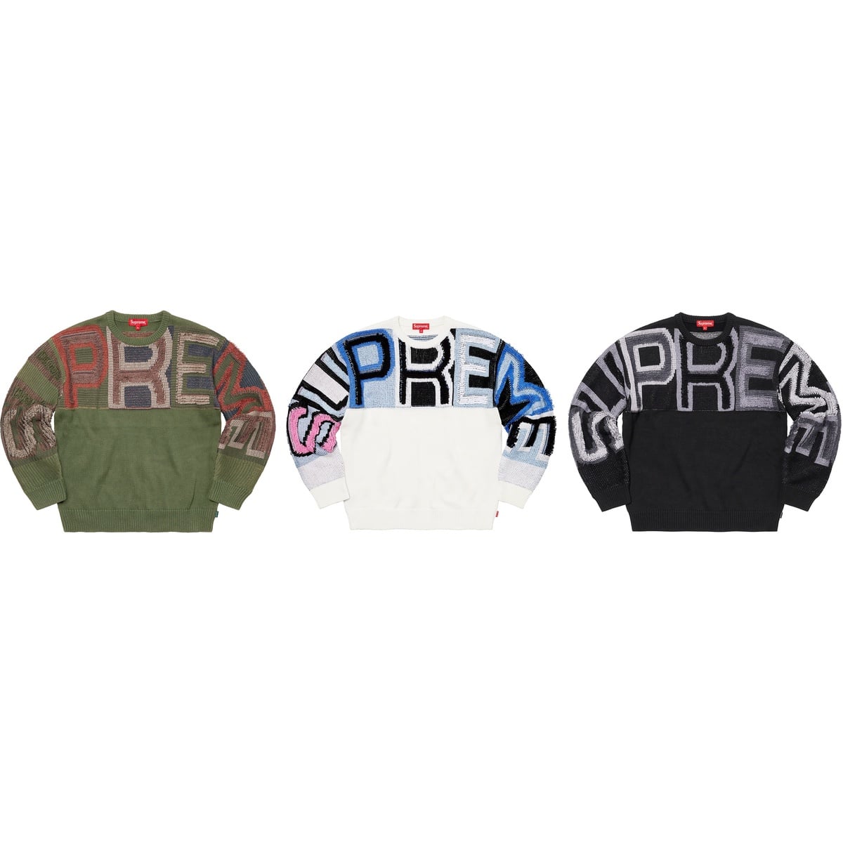 Chenille Logo Sweater - fall/winter 2021 - Supreme
