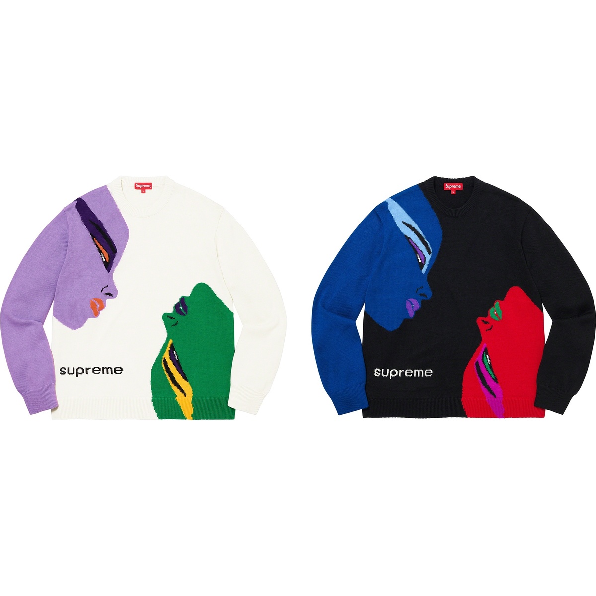 Faces Sweater - fall/winter 2021 - SupremeCommunity