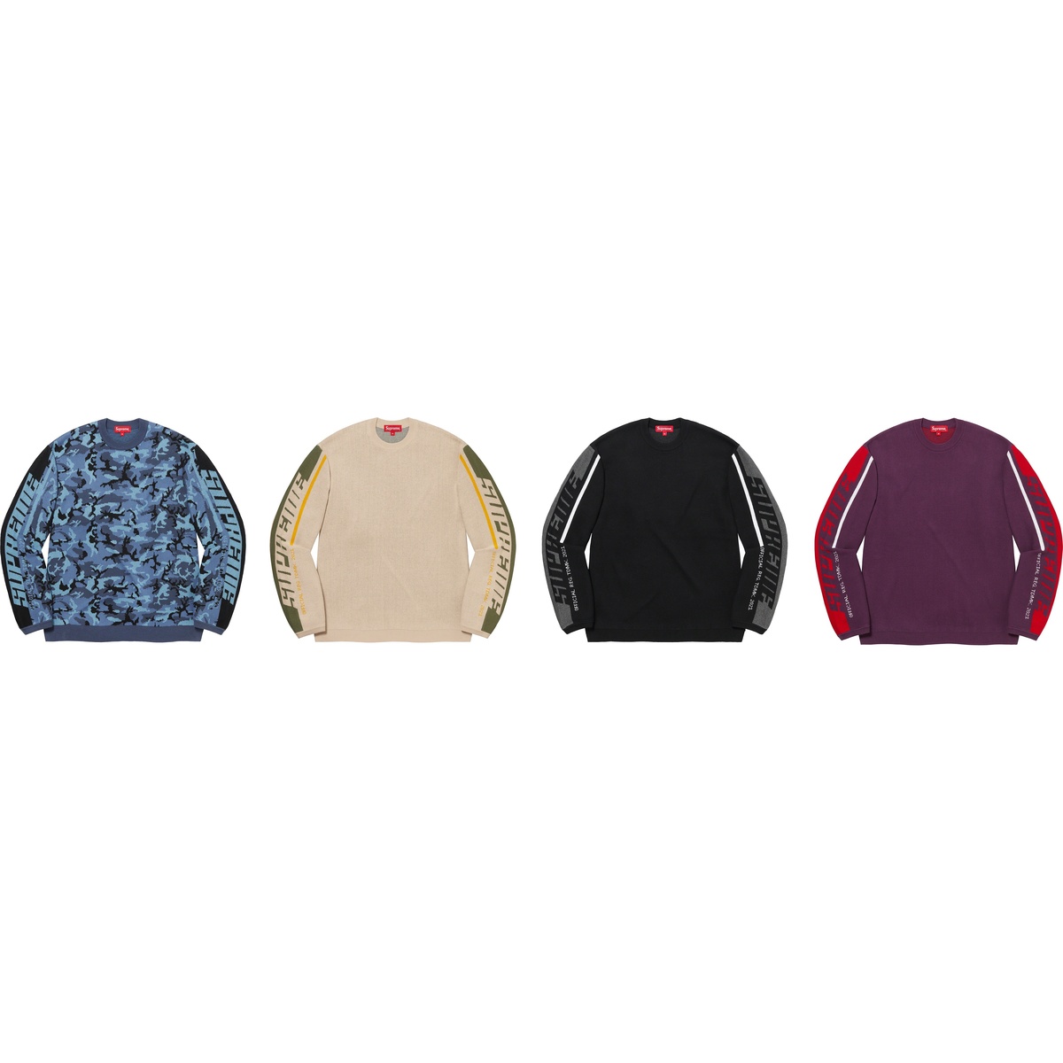 Supreme Sleeve Stripe Sweater (fall/winter 2021) - $138.00