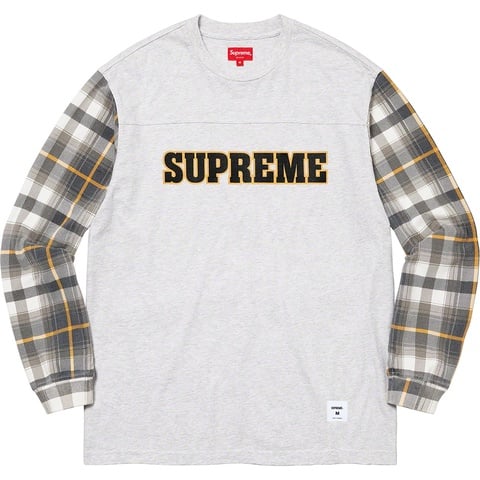 Supreme Plaid Sleeve L/S Top - Colorway