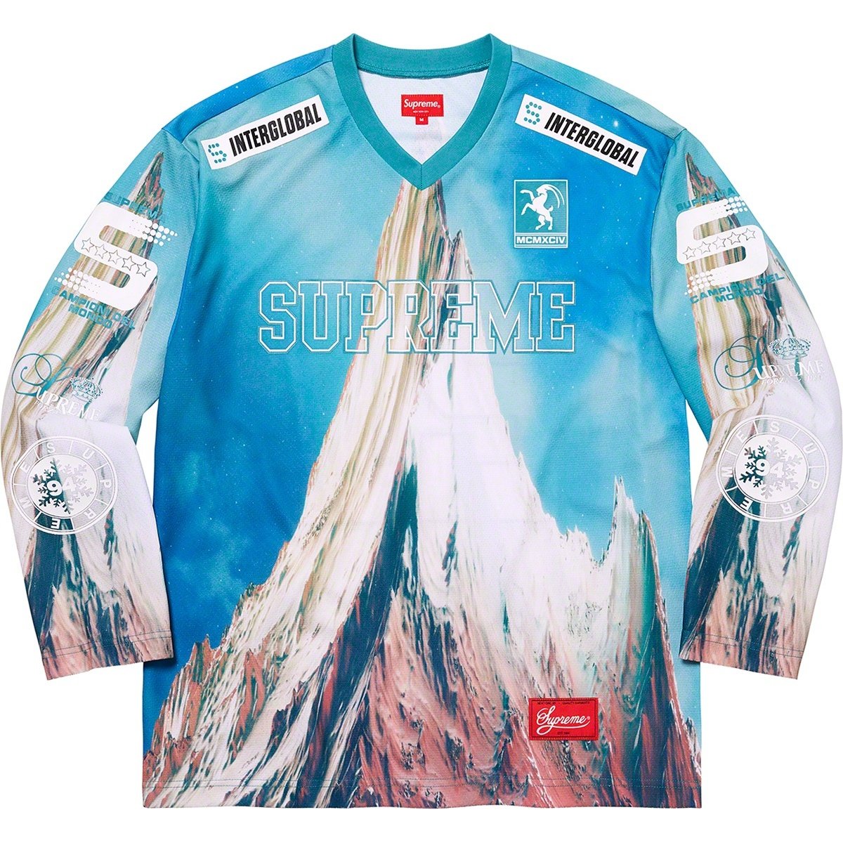 Supreme Mountain Hockey Jersey (FW21) - $128
