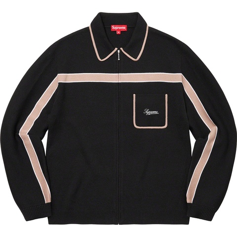 Chest Stripe Zip Up Cardigan - fall/winter 2021 - Supreme