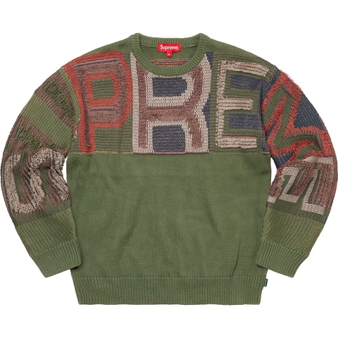 Supreme Chenille Logo Sweater - Colorway