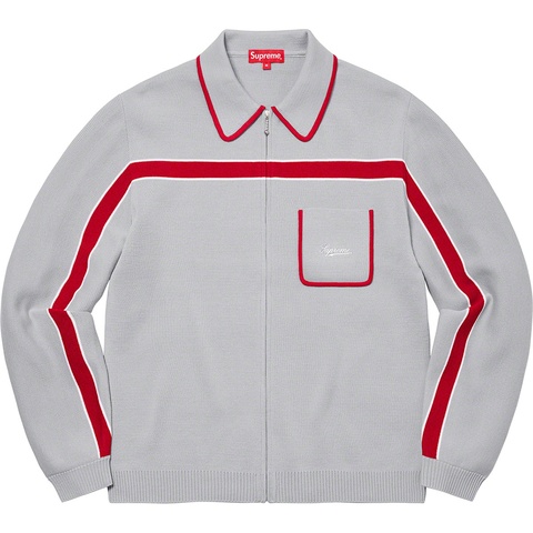 Chest Stripe Zip Up Cardigan - fall/winter 2021 - Supreme