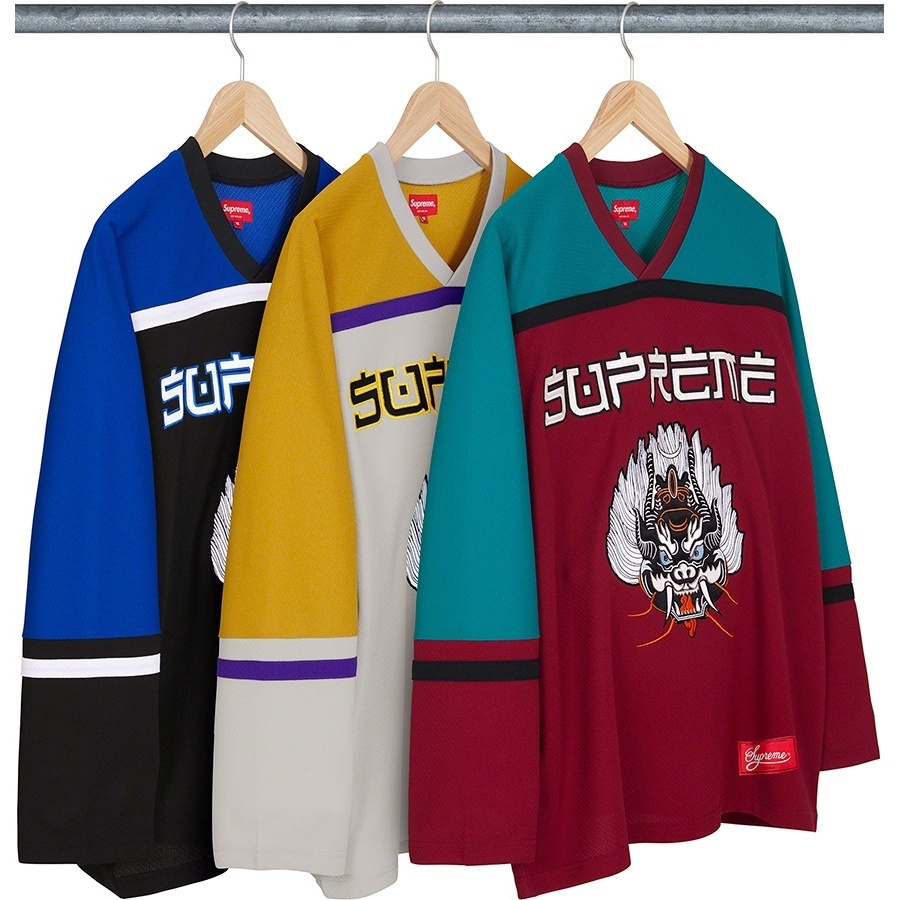 Supreme Demon Hockey Jersey (fall/winter 2021) - $148.00