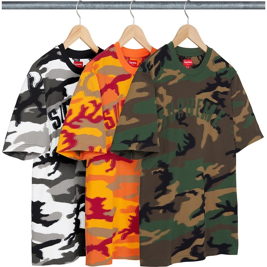 Supreme Intarsia Camo S/S Top (fall/winter 2021) - $88.00