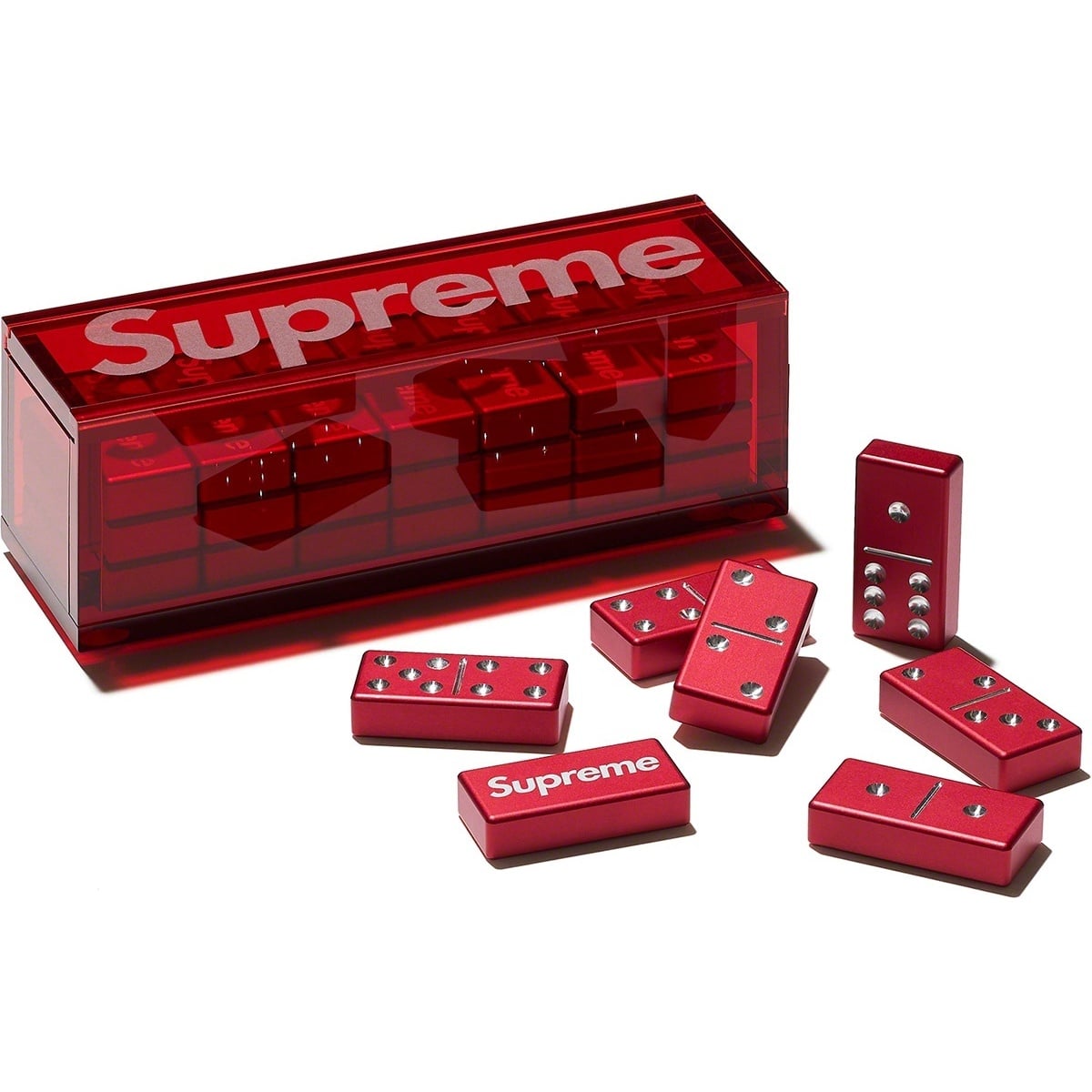 Supreme Aluminum Domino Set (fall/winter 2022) - $158.00