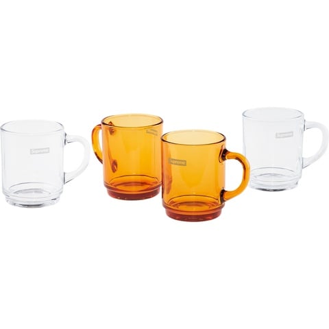 Supreme Supreme®/Duralex Glass Mugs (Set of 6)