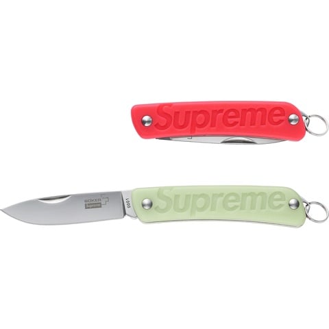 Supreme シュプリーム ボーカー グロウ インザ ダークキーチェーンナイフ Supreme®/Boker Glow-in-the-Dark Keychain Knife - Supreme