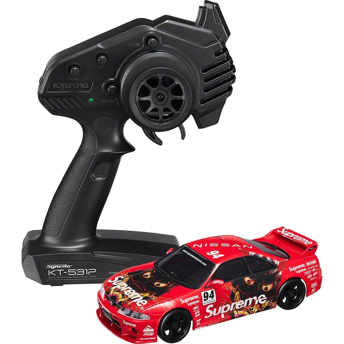 ミニカー Supreme x Mini Materials 1:12 Supreme®/Kyosho Mini-Z Nissan Skyline Nismo R33 RC Readyset - Supreme