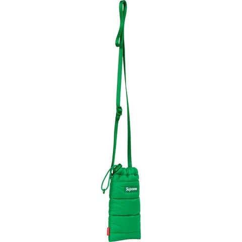 supreme 22AW Puffer Neck Pouch グリーン Puffer Neck Pouch - fall/winter 2022 - Supreme