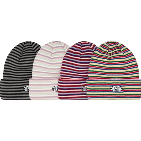 Supreme Multi Stripe Beanie - $38.00
