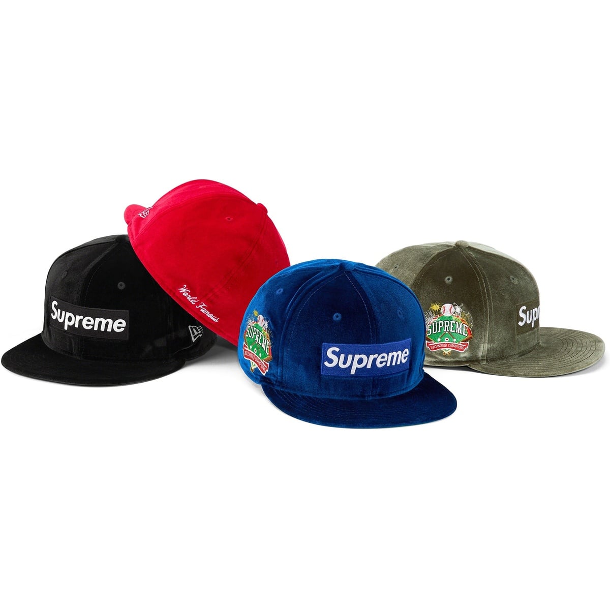 Velour Box Logo New Era® - fall/winter 2022 - Supreme