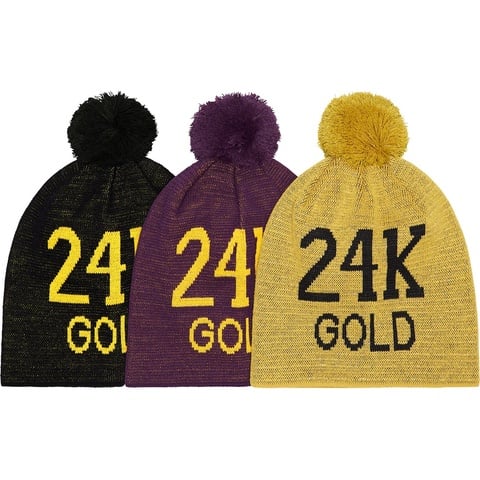 Supreme 24k Gold Cuffless Beanie - $38.00