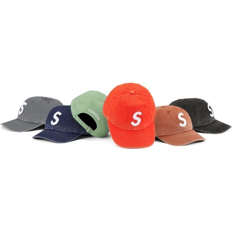 Supreme　Pigment　Print　S Logo　6-Panel　Tan Supreme Pigment Print S Logo 6-Panel Hat Cap Brown FW23 100