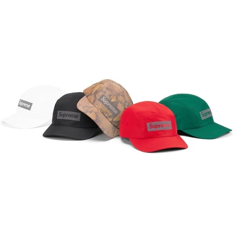 Supreme Reflective Jacquard Logo Camp Cap - $58.00