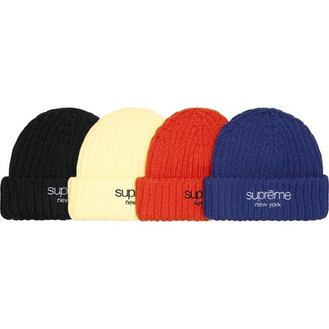 Supreme Ribbed Beanie - $38.00