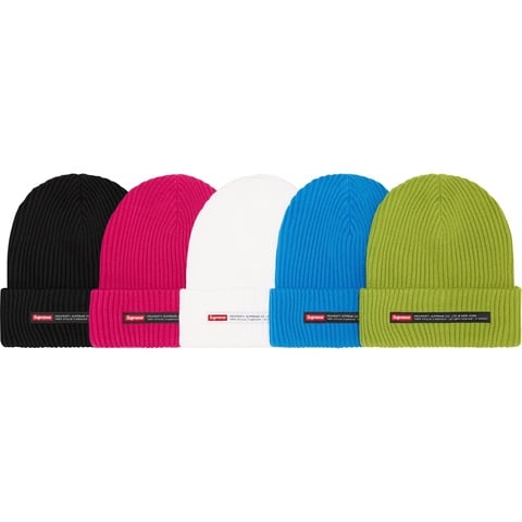 Supreme Property Label Beanie - $38.00