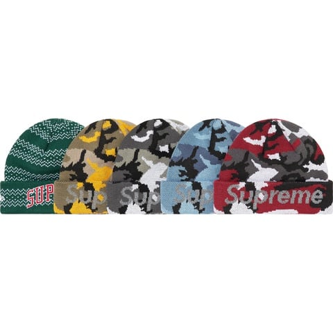 Supreme × New Era Split Beanie New Era® Split Beanie - fall/winter 2022 - Supreme