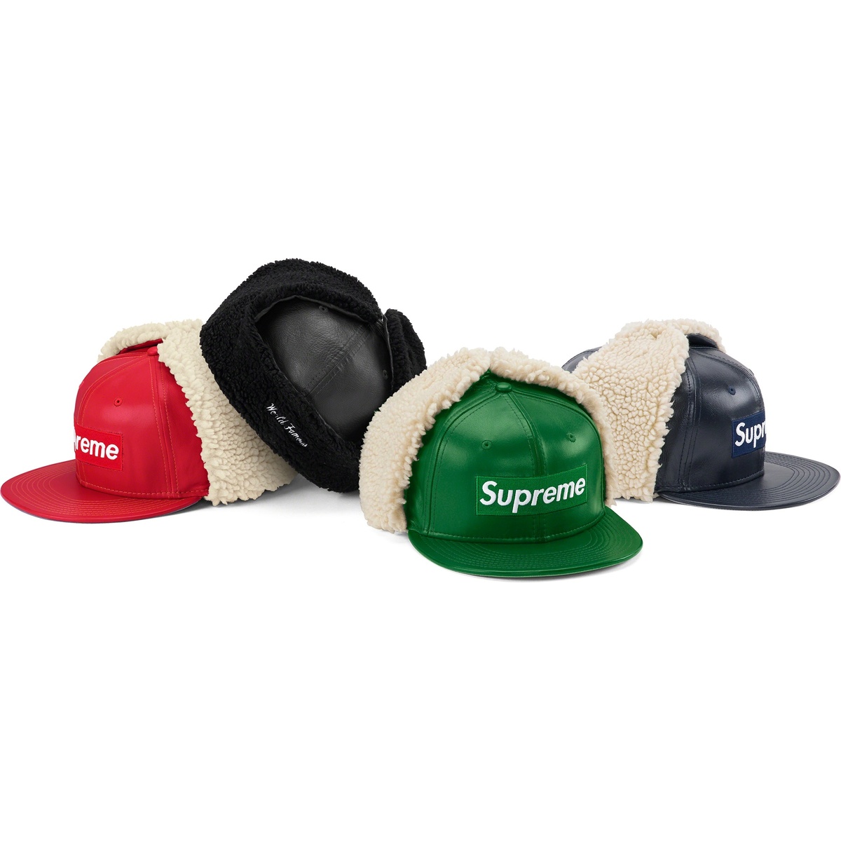 Leather Earflap New Era® - fall/winter 2022 - Supreme