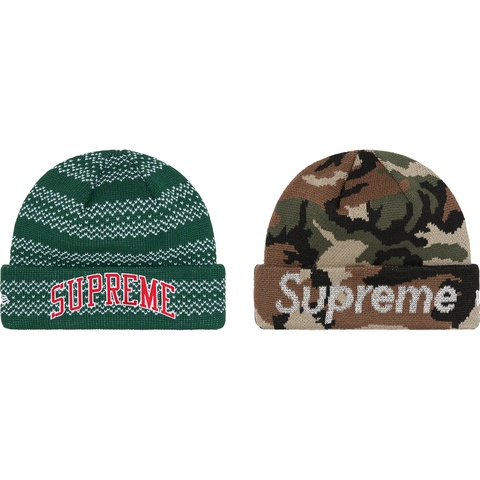 Supreme × New Era Split Beanie New Era® Split Beanie - fall/winter 2022 - Supreme