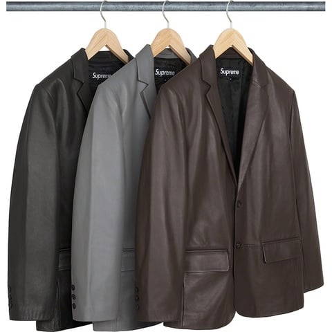 Leather Blazer - fall/winter 2022 - SupremeCommunity