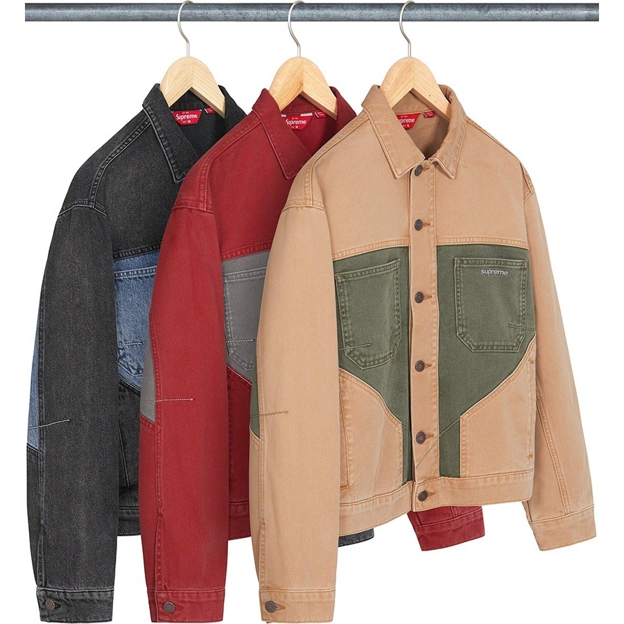 2-Tone Paneled Denim Jacket - fall/winter 2022 - Supreme