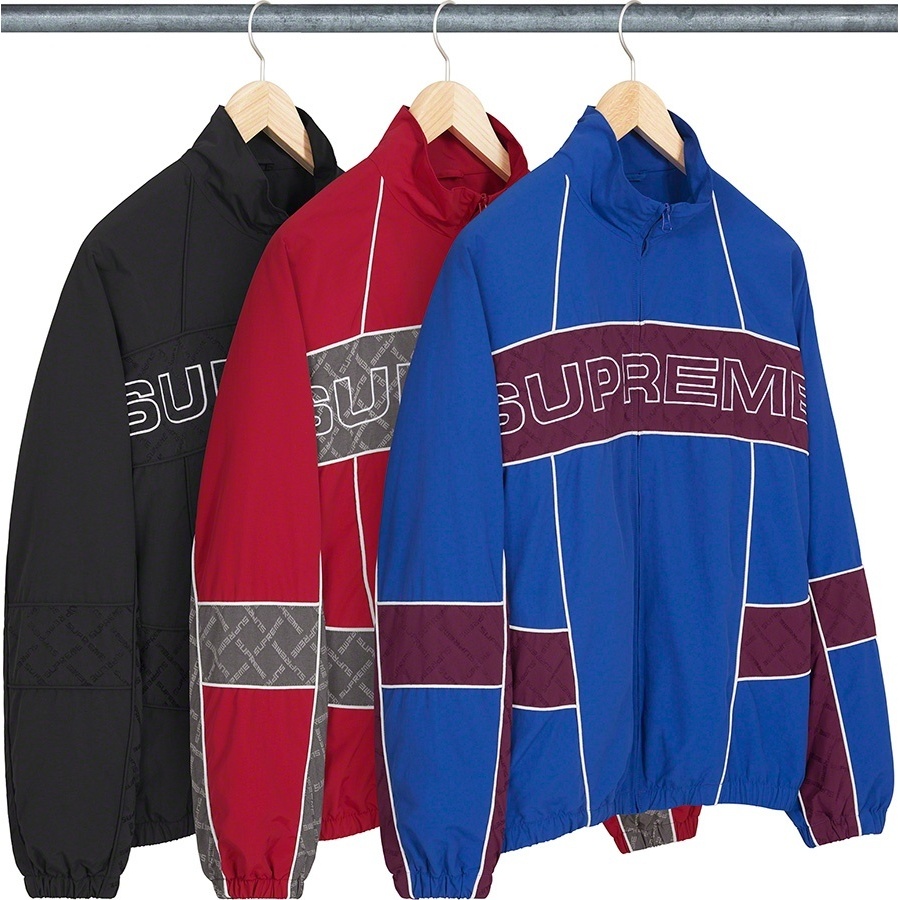 Jacquard Panel Track Jacket - SupremeCommunity