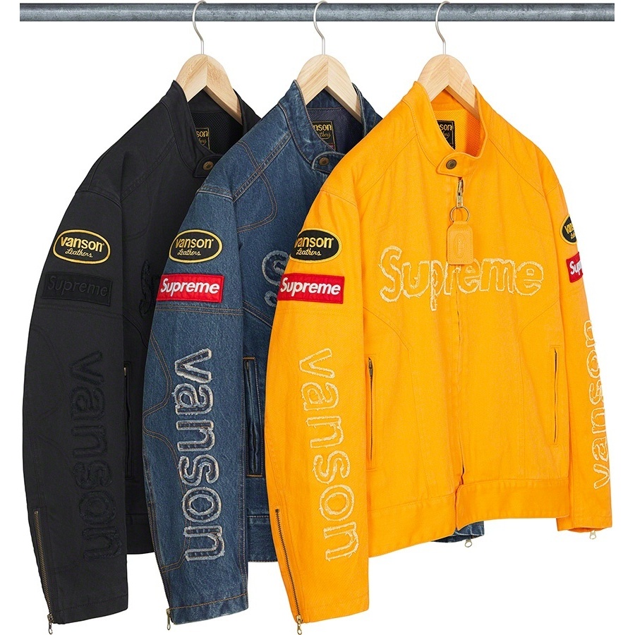 Supreme®/Vanson Leathers® Cordura® Denim Jacket - SupremeCommunity